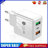 #A PD 25W + Dual QC3.0 Mobile Phone Wall Charging Chargers for Phone 13 Pro Xiao
